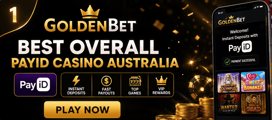 Goldenbet – Best Overall PayID Casino Australia